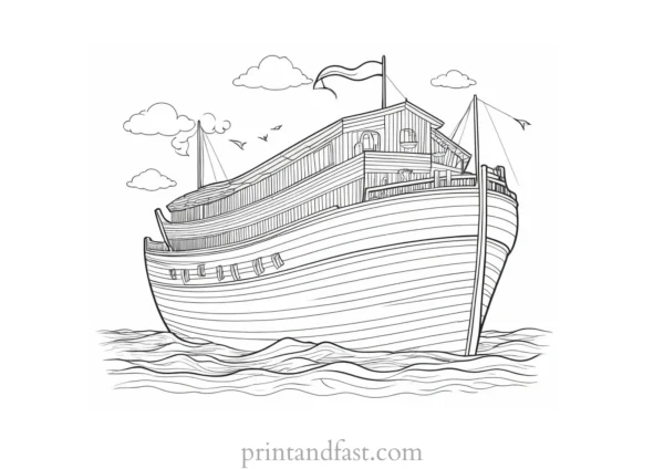 noahs ark coloring pages