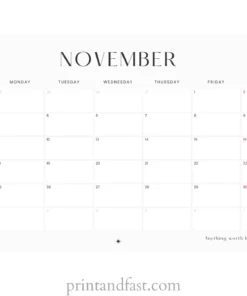 november 2024 calendar printable