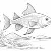 ocean fish coloring page