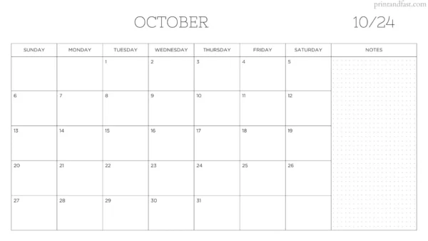 october 2024 calendar printable 4