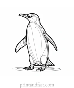 penguin Coloring Page Activity