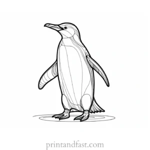 penguin Coloring Page Activity