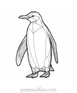 penguin Coloring Page Printable