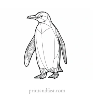 penguin Coloring Page Printable