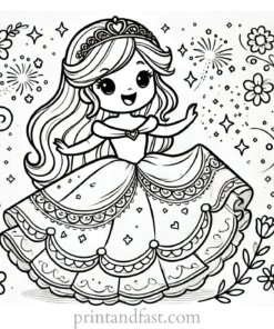 princess coloring page Disney