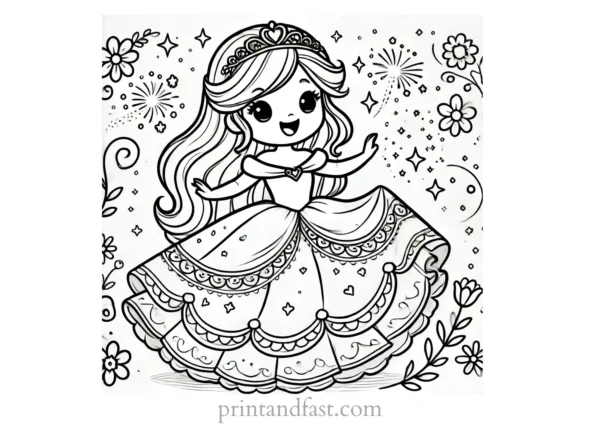 princess coloring page Disney