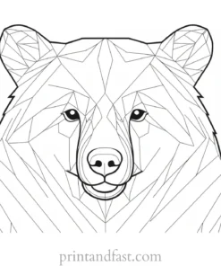 printable Bear Coloring Page