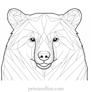 printable Bear Coloring Page