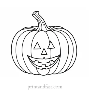 pumpkin coloring page Halloween