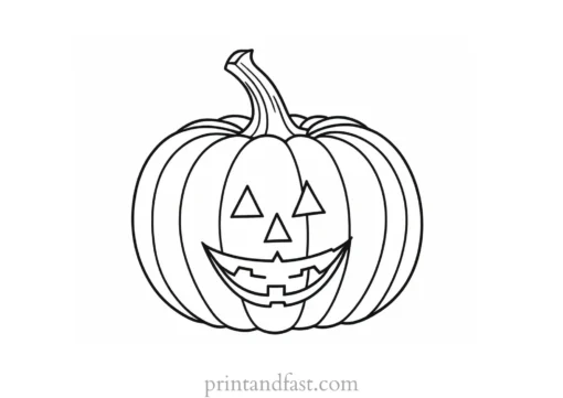 pumpkin coloring page Halloween