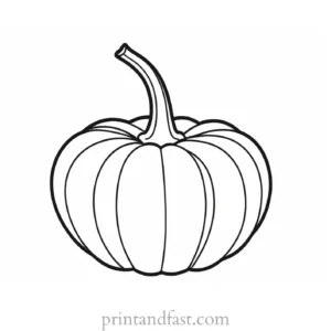 pumpkin coloring page activity