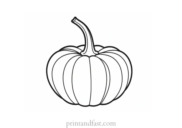 pumpkin coloring page activity