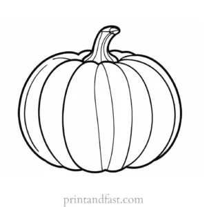 pumpkin coloring page creative