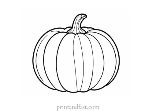 pumpkin coloring page creative