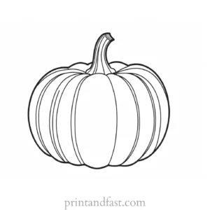 pumpkin coloring page design