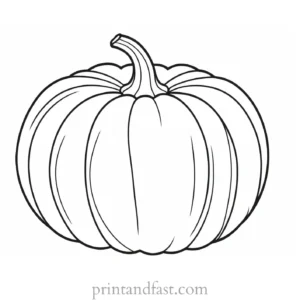 pumpkin coloring page fall