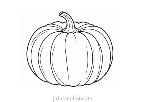 pumpkin coloring page fall