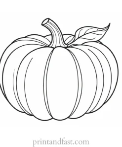 pumpkin coloring page festive