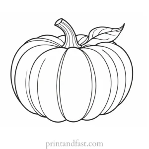 pumpkin coloring page festive