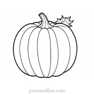 pumpkin coloring page for toddlers