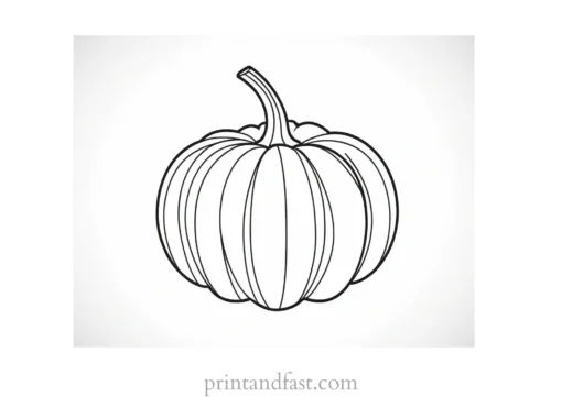 pumpkin coloring page free