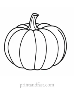 pumpkin coloring page harvest