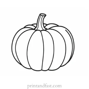 pumpkin coloring page harvest