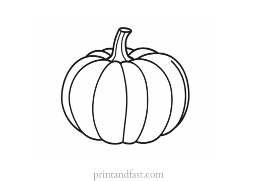 pumpkin coloring page harvest