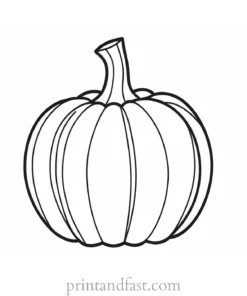 pumpkin coloring page preschool