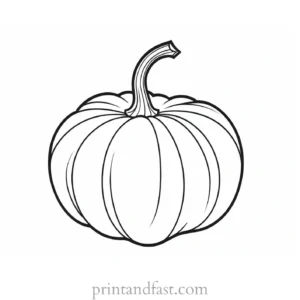 pumpkin coloring page printable