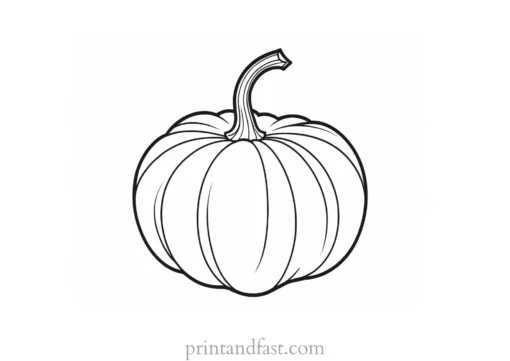 pumpkin coloring page printable