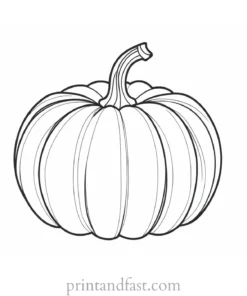 pumpkin coloring page seasonal