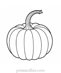 pumpkin coloring page template