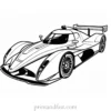 race car coloring page online