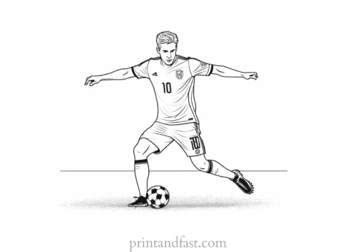 soccer coloring page printable