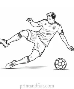 soccer coloring page project