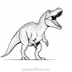 spinosaurus coloring page ROAR