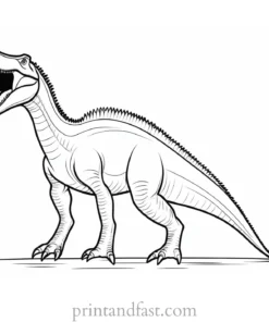 spinosaurus coloring page free