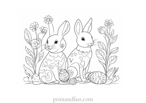 spring coloring page Easter