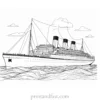 titanic coloring page with quotes 1