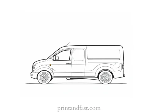 truck coloring page free