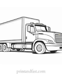 truck coloring page online