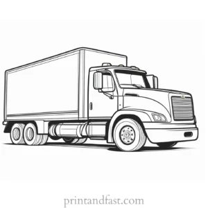 truck coloring page online