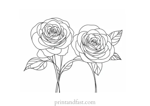 valentines day coloring page beautiful