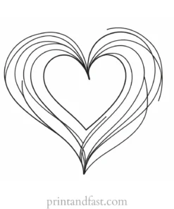 valentines day coloring page elegant