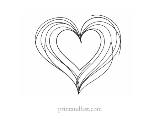 valentines day coloring page elegant