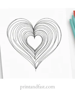 valentines day coloring page fun