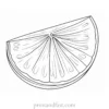 watermelon coloring page activity