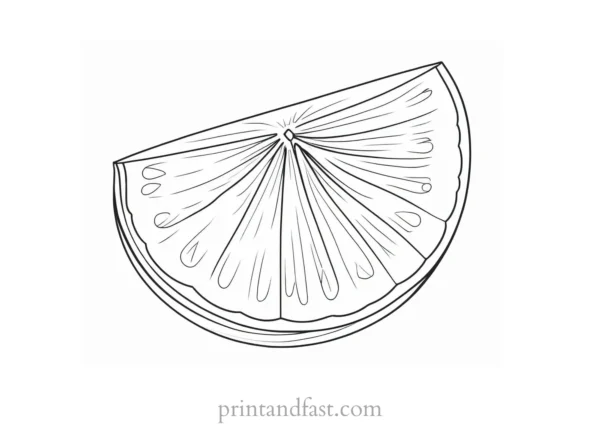 watermelon coloring page activity