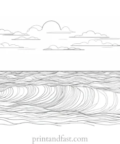 zen ocean coloring page